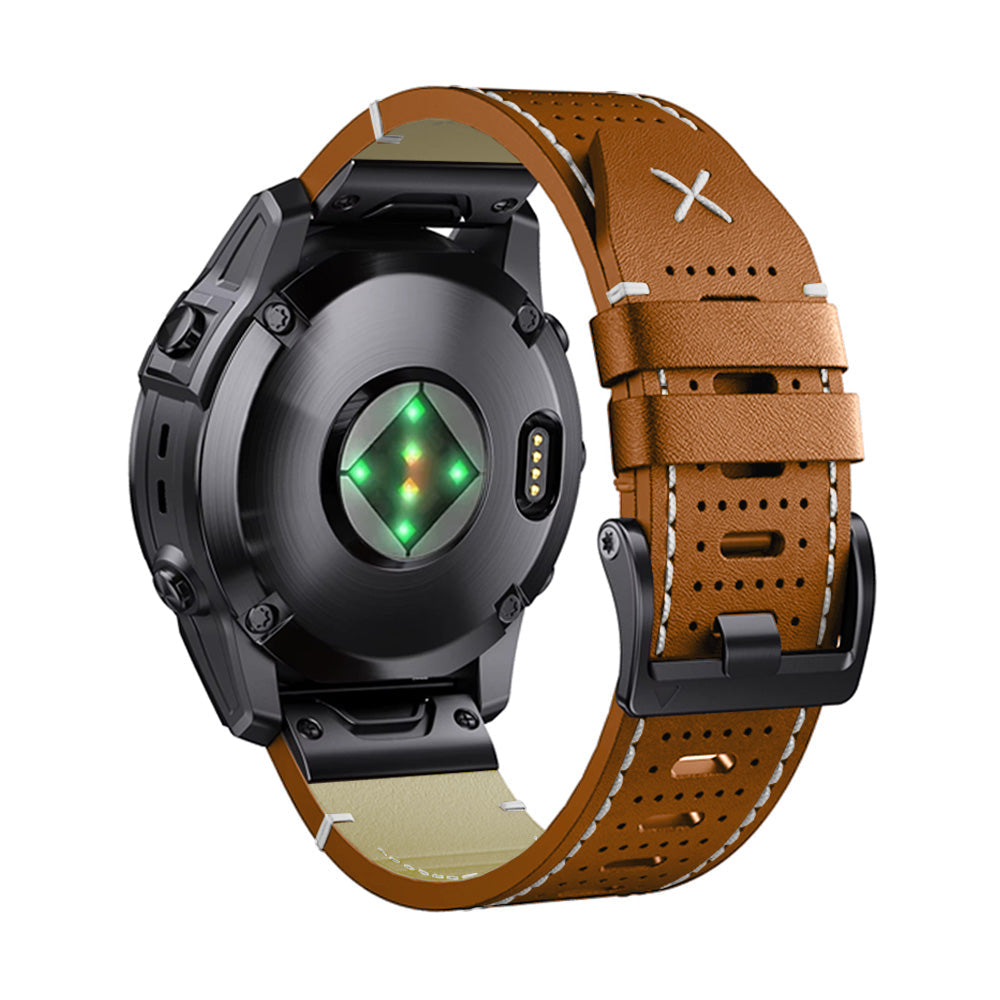 Armbänder Quick-Fit | 26mm (Performance-Leder) - Schwarz
