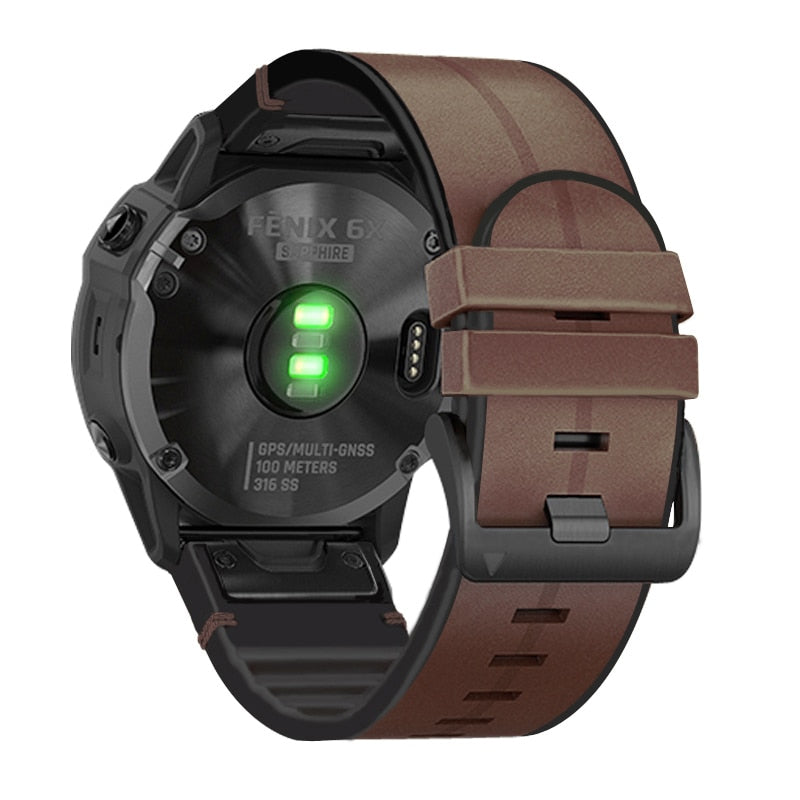 Armbänder Quick-Fit | 22mm (Sportliches Leder) - 4 Farben