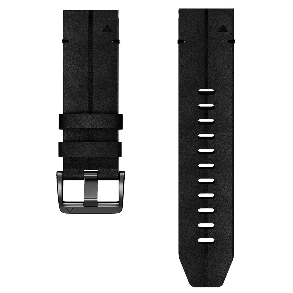 Armbänder Quick-Fit | 26mm (Echtes Leder und Titan) - 2 Farben