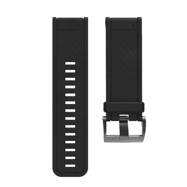 Armbänder abschraubbar | Typ 1 (Silikon) - Schwarz