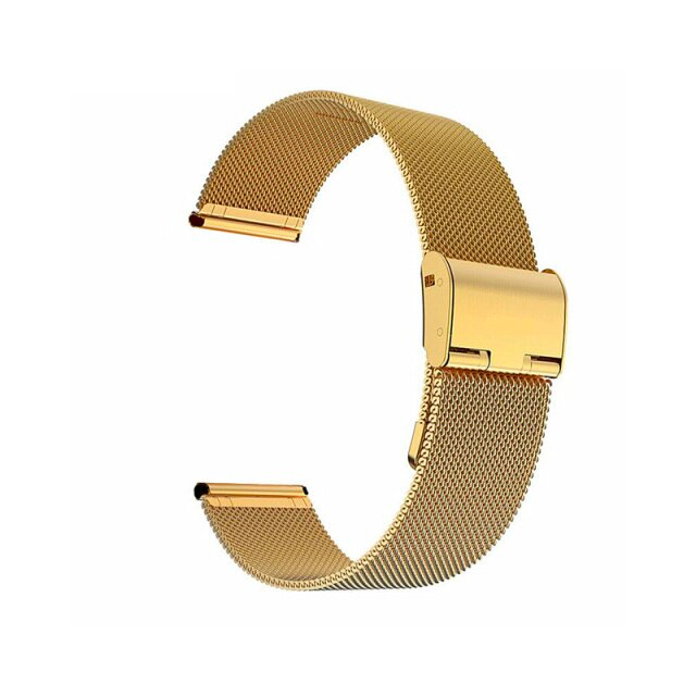 Armbänder Quick-Release | 20mm (Milanischer rostfreier Stahl) - 4 Farben
