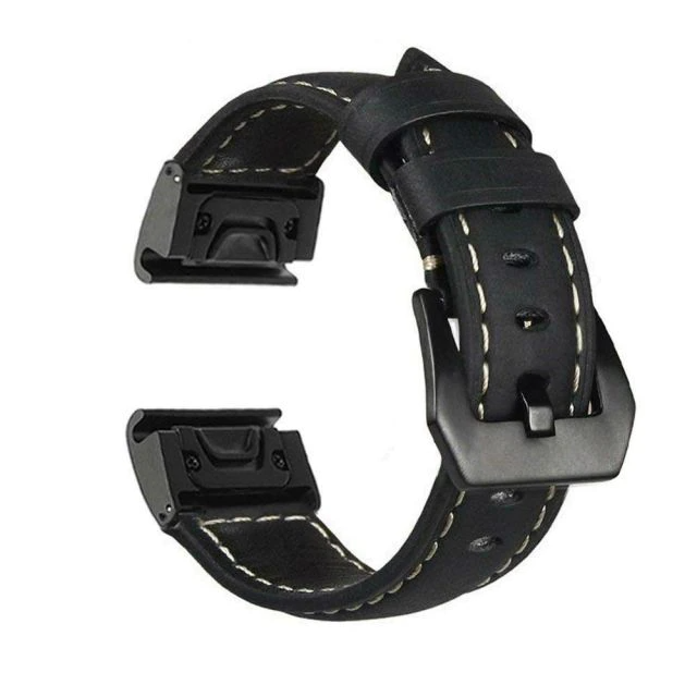 Armbänder Quick-Fit | 20mm (Genähtes Leder) - 2 Farben