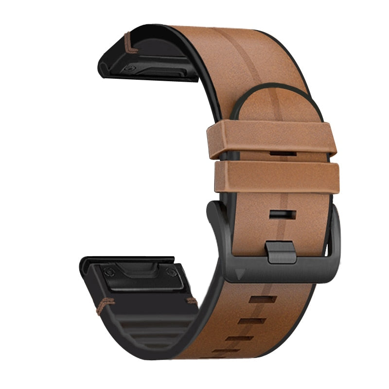 Armbänder Quick-Fit | 22mm (Sportliches Leder) - 4 Farben