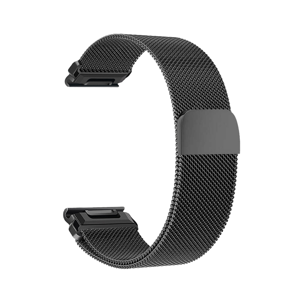 Armbänder Quick-Fit | 26mm (Magnetischer rostfreier Stahl) - Schwarz
