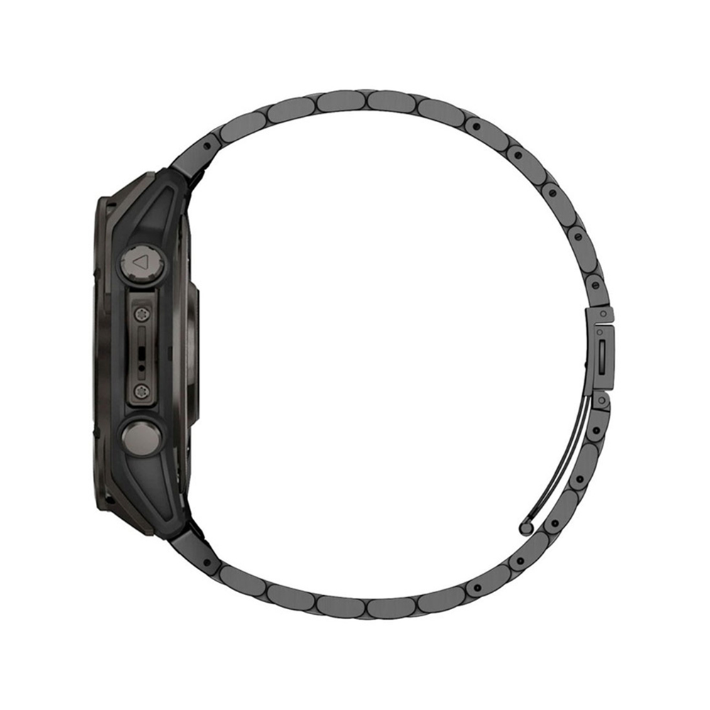 Armbänder Quick-Fit | 26mm (Edelstahl mit Kettenglied) - Schwarz