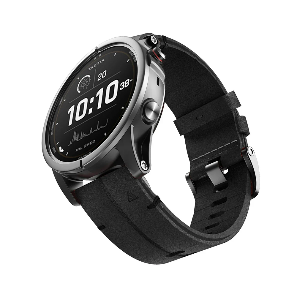 Armbänder Quick-Fit | 22mm (Echtes Leder und Titan) - 2 Farben