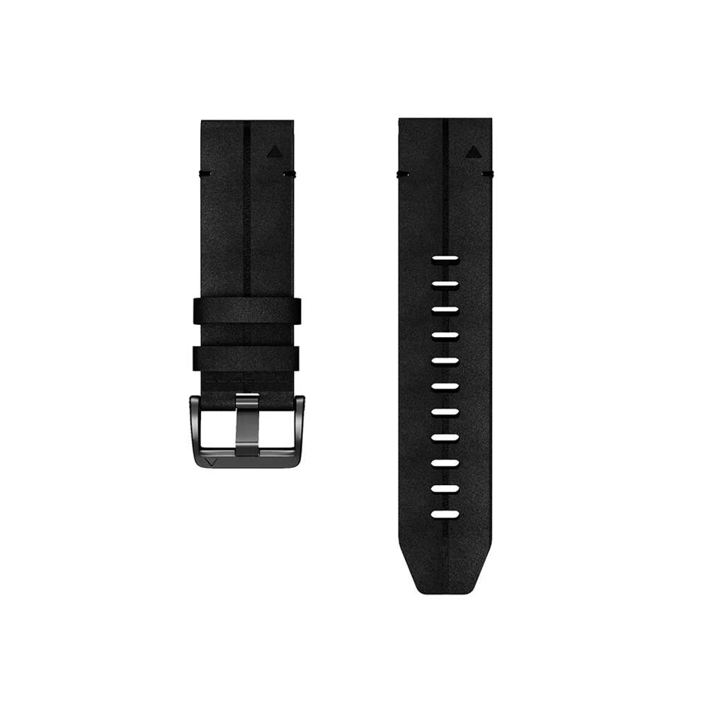 Armbänder Quick-Fit | 22mm (Echtes Leder und Titan) - 2 Farben