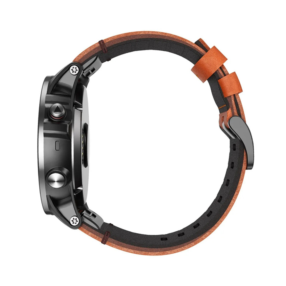 Armbänder Quick-Fit | 26mm (Echtes Leder und Titan) - 2 Farben